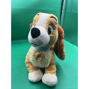 Disney Store Plush Lady from Lady & The Tramp 10" Stuffed Animal Toy Authentic